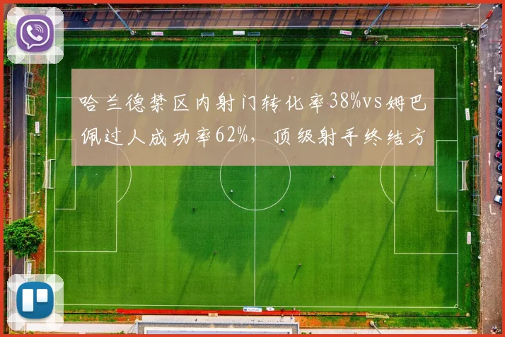 哈兰德禁区内射门转化率38%vs姆巴佩过人成功率62%,顶级射手终结方式截然不同